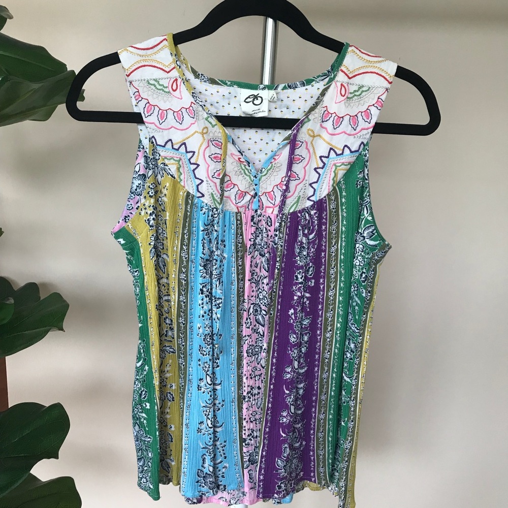 One September Larkspur Tank
